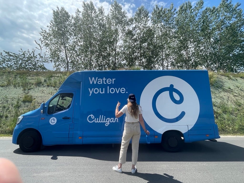 Culligan Outside water delivery